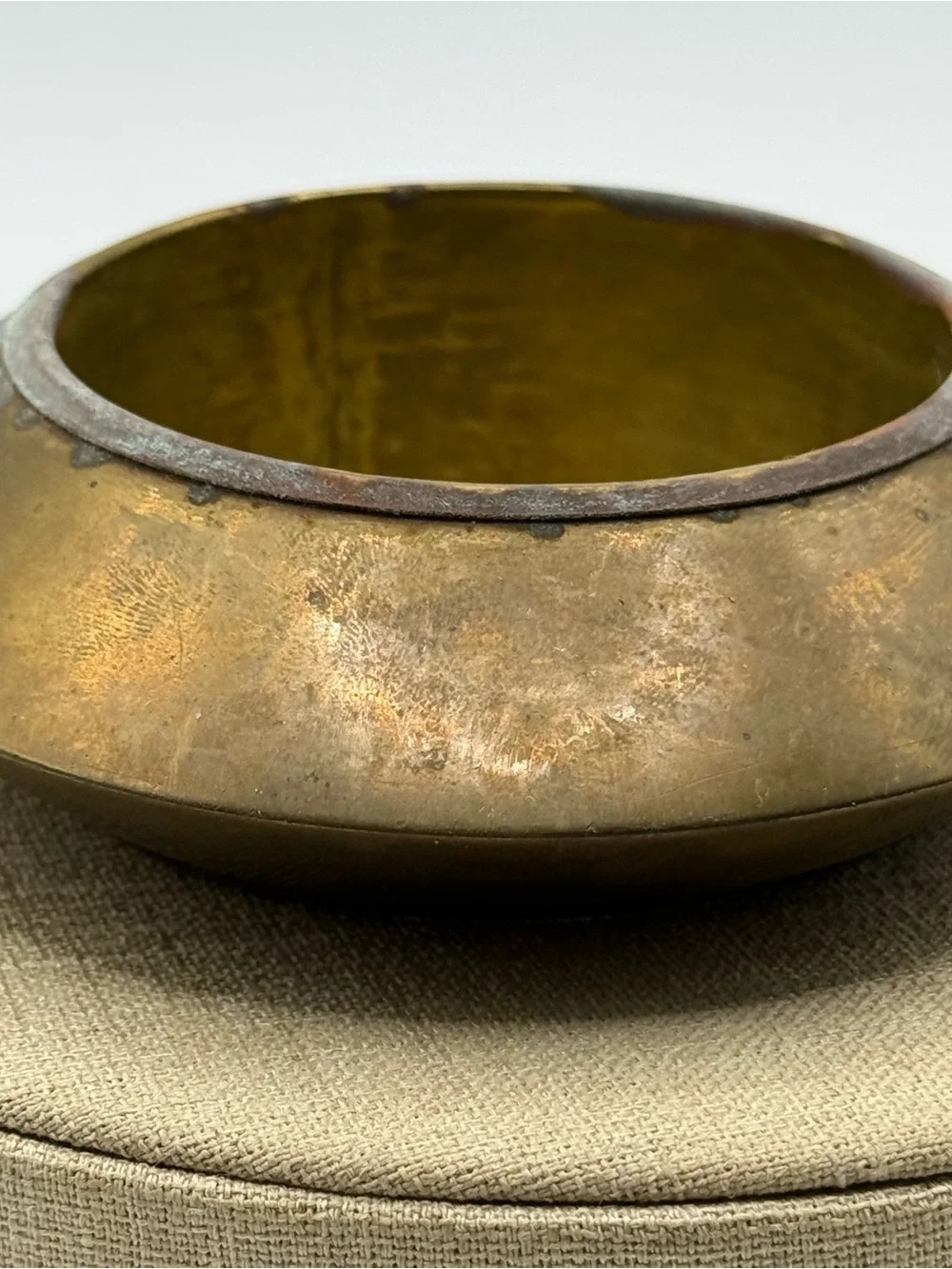 Brass Gold Tone Wide Cuff Bracelet - Women's Fashion Jewelry